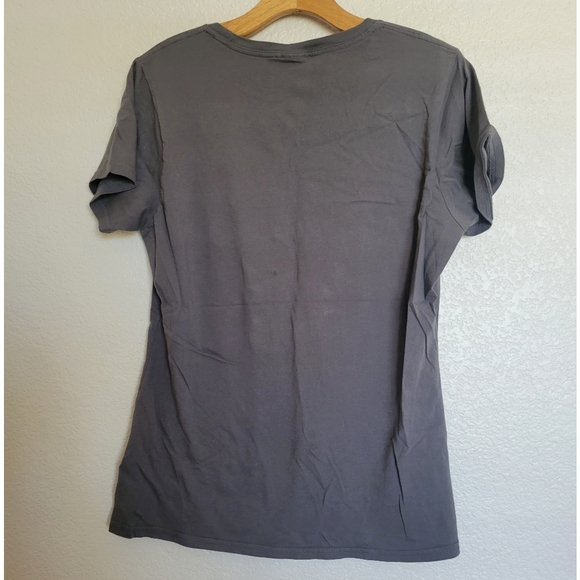 Womens Notorioud RBG cotton graphic tee Size L gray color - Picture 2 of 4